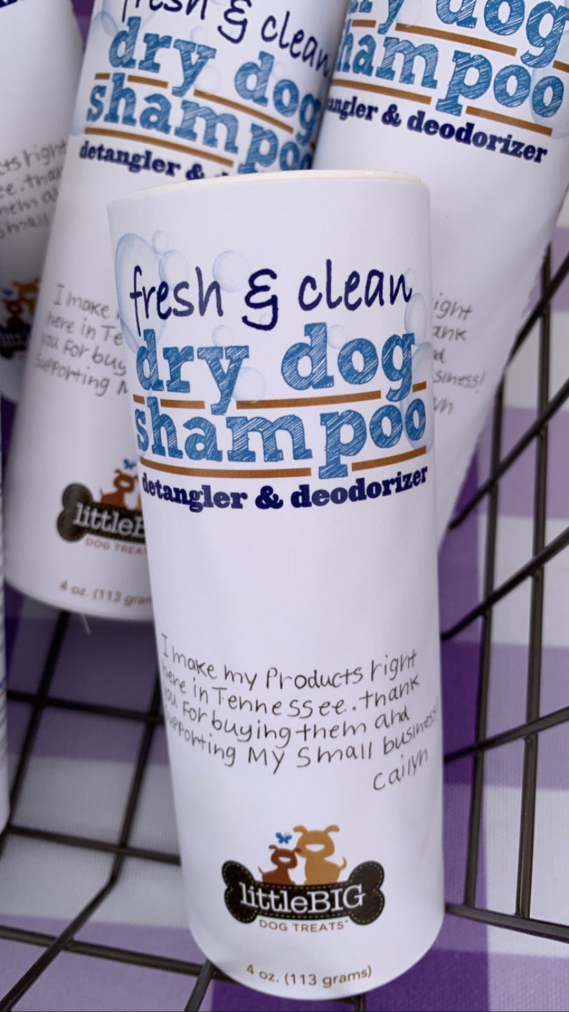 Fresh & Clean Dry Dog Shampoo Little Big Dog Treats™, LLC